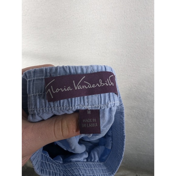 Gloria Vanderbilt Women's Bermuda Linen Blend‎ Lavender Shorts M - Picture 8 of 9